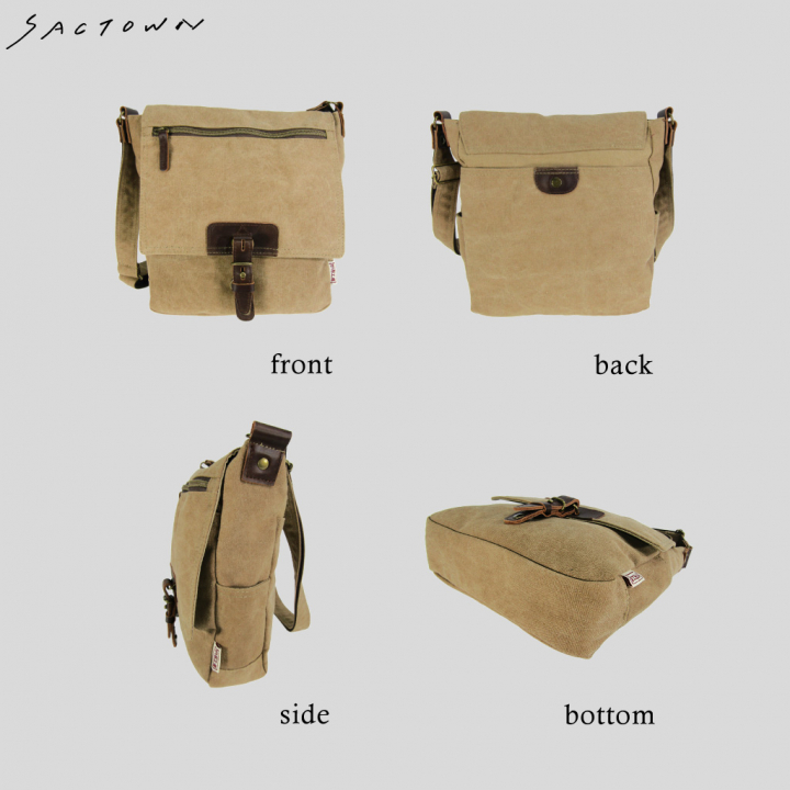 ショルダーバッグ VINTAGE2シリーズ 3X95 [帆布工房 はんぷこうぼう] 帆布 キャンバス 斜めがけ メンズ レディース 牛革 B5 ビンテージ ブランド