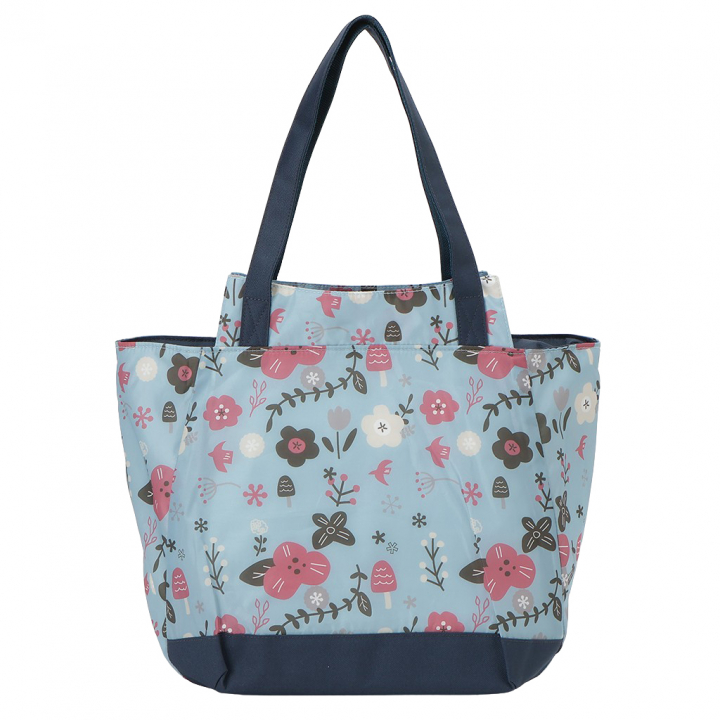 バルーン 保冷バッグ 保温 保冷 トートバッグ 5N47 [mama fiore マーマフィオーレ] 保温保冷 大容量 BIGサイズ 買い物 レジャー レディース ブルー