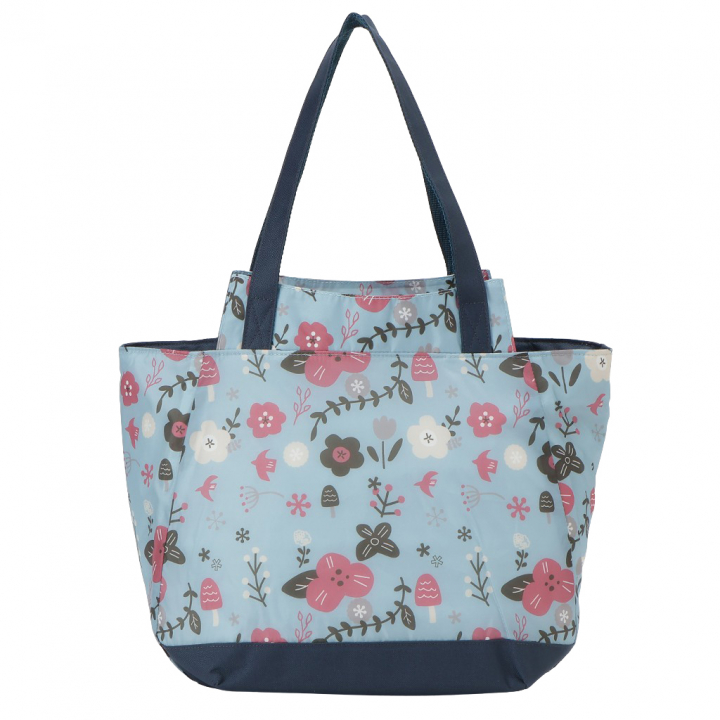 バルーン 保冷バッグ 保温 保冷 トートバッグ 5N47 [mama fiore マーマフィオーレ] 保温保冷 大容量 BIGサイズ 買い物 レジャー レディース ブルー