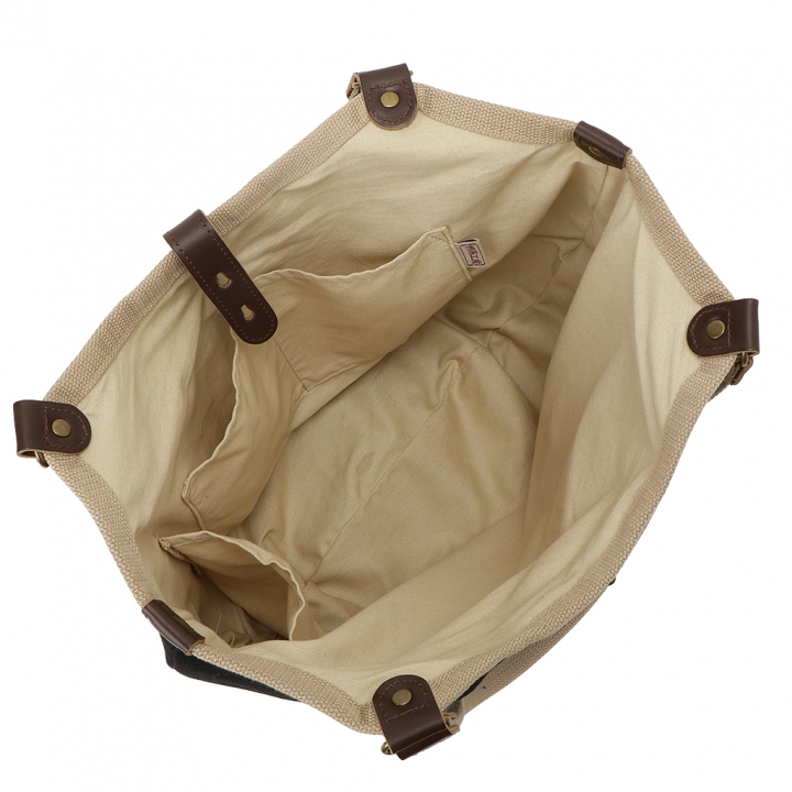 帆布工房 PEARIIシリーズ|A4対応 ハンドバッグ 軽量 天然素材 帆布 キャンバス地 本革 ナチュラル カジュアル バイカラー レディース はんぷこうぼう 3X41