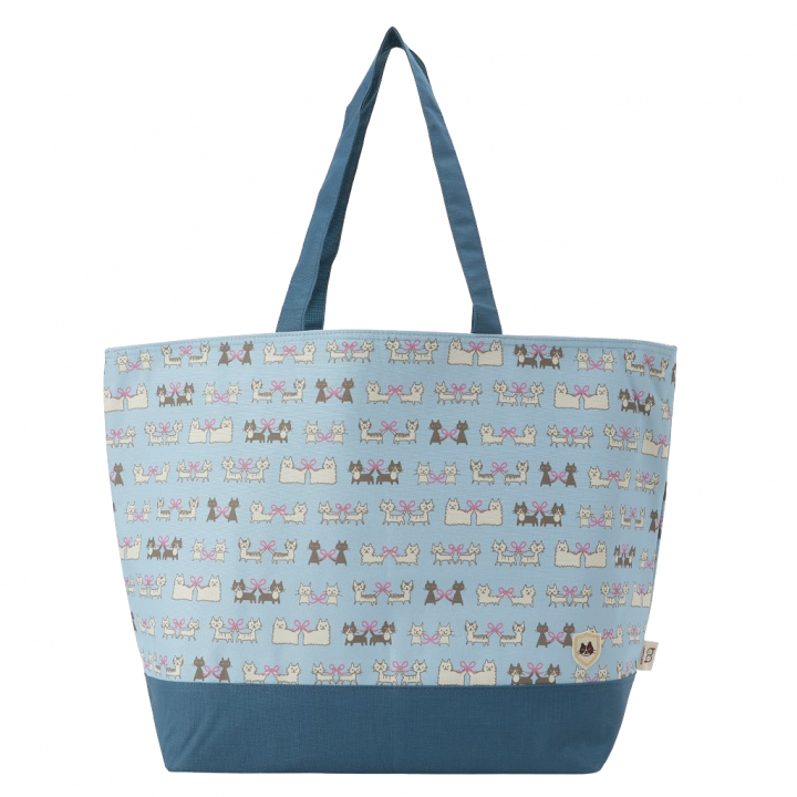 保冷バッグ トートバッグ 4WG7 [mama fiore マーマフィオーレ] Picoteeシリーズ ピコティ 保温保冷 ネコドット 大容量 レジャー キャンプ レディース グリーン