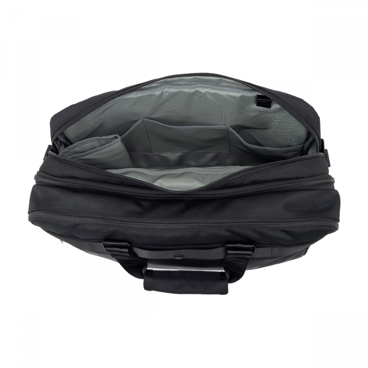 SANDGLASS｜キャリーオン機能 B4対応 拡張機能付き ビジネスバッグ 大容量 多機能 撥水 リュック 手持ち ビジネスリュック PC タブレット収納 出張 サンドグラス ブラック 3G07