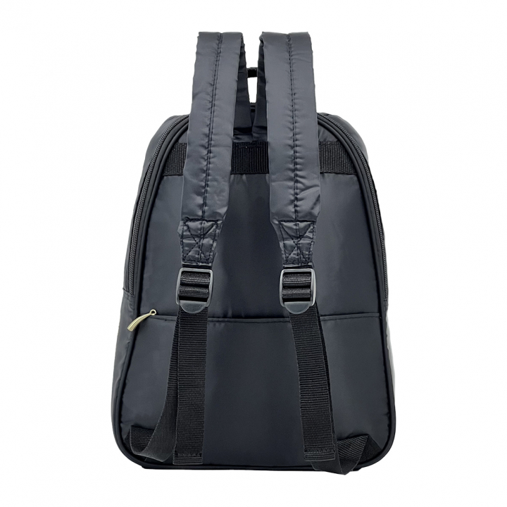 [Sofia Valentino ソフィアバレンチノ] ネコ柄 刺繍リュックサック | 軽量 刺しゅう レデイース 猫 ねこ かわいい 黒 ブラック 4919