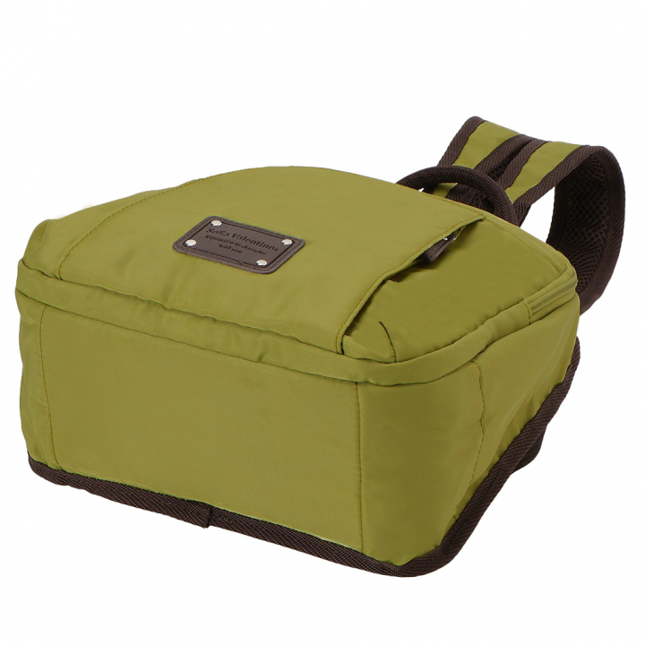 [Sofia Valentino ソフィアバレンチノ]  B5 サイズ対応 リュック 全5色 | リュックサック レディース 軽量 小物収納 撥水加工 お出かけ 観光 旅行 緑 グリーン 49F8