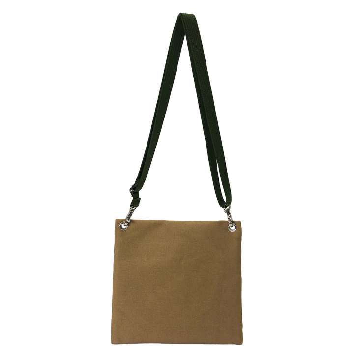 2WAY ショルダーバッグ 3J36 [帆布工房 はんぷこうぼう] 日本製 ポーチ サコッシュショルダー マチなし 帆布 キャンバス ブランド