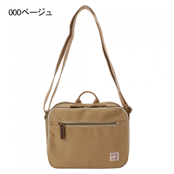 ショルダーバッグ レディース メンズ 小さめ 軽量 斜め掛け 10号帆布 キャンバス 帆布工房(はんぷこうぼう) 3X05