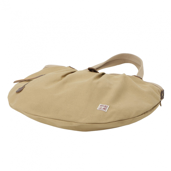 帆布工房 PEARIIシリーズ | バイカラー仕様 A4対応 帆布トートバッグ 薄茶色 ベージュ 3X40