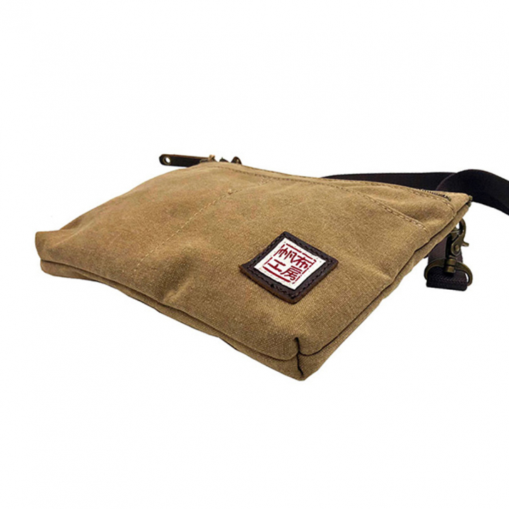 2WAY サコッシュ 帆布ショルダー 3J53 [帆布工房 はんぷこうぼう] 男女兼用 ショルダーバッグ ポーチ ななめ掛け 帆布 キャンバス