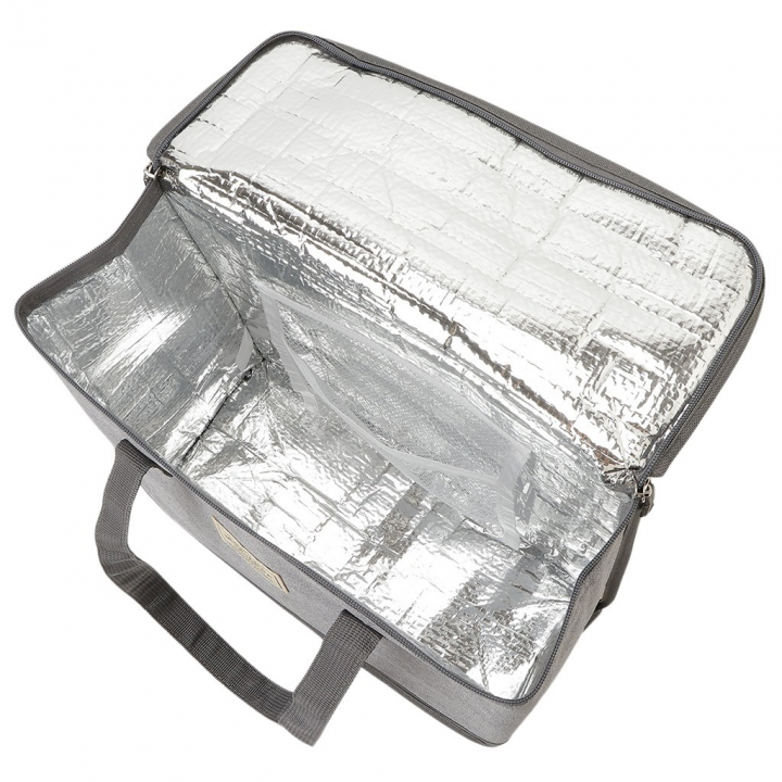  [mama fiore マーマフィオーレ] Picoteeシリーズ ピコティ BOX型 保温保冷トートバッグ 4X54 | 無地 レジャー シンプル 男女兼用 軽量 レディース メンズ 買い物 ピクニック 運動会 イベント ユニセックス グレー