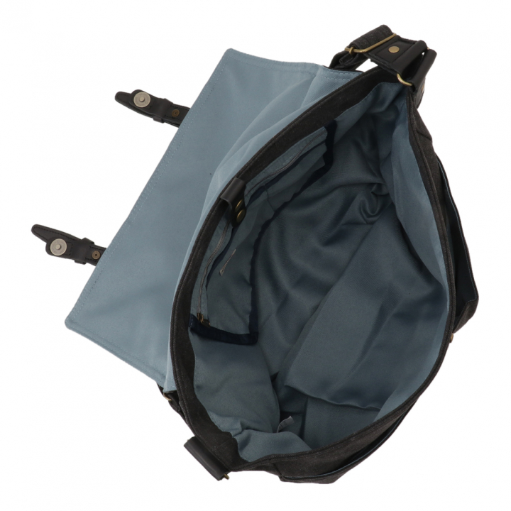 A4横型ショルダーバッグ VINTAGE2シリーズ 3X97 [帆布工房 はんぷこうぼう] 帆布 キャンバス メッセンジャーバッグ 斜めがけ メンズ レディース 牛革 ビンテージ ブランド