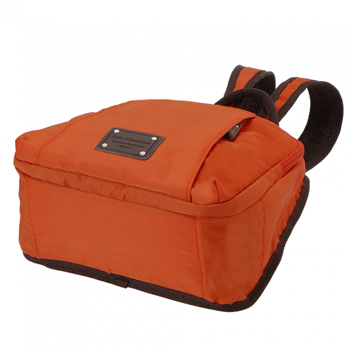 [Sofia Valentino ソフィアバレンチノ]  B5 サイズ対応 リュック 全5色 | リュックサック レディース 軽量 小物収納 撥水加工 お出かけ 旅行  橙 オレンジ  49F8