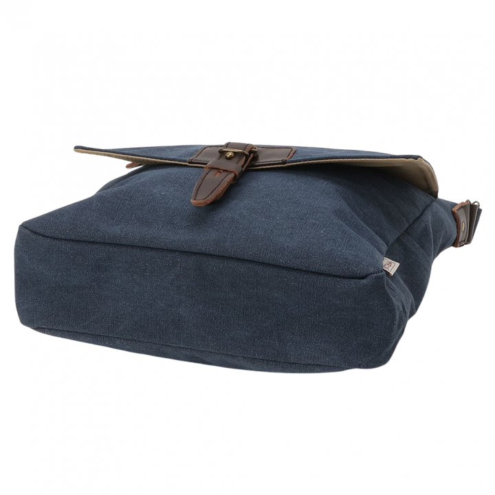  帆布工房 ヴィンテージIIシリーズ ショルダーバッグ 全4色 | 帆布 本革 ショルダーバック レディース メンズ ユニセックス 男女兼用 ムラ染め 斜め掛け 斜めがけ サブ サブバッグ サブバック お出かけ 旅行 通勤 通学カジュアル A4 00ネイビー