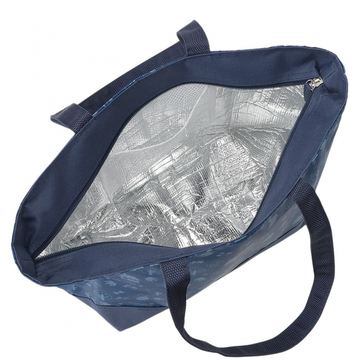 保冷バッグ トートバッグ 5M25 [ネコ人間 nekoningen ねこにんげん] 保温保冷 買い物 レジャー ネコ かわいい レディース ブルー