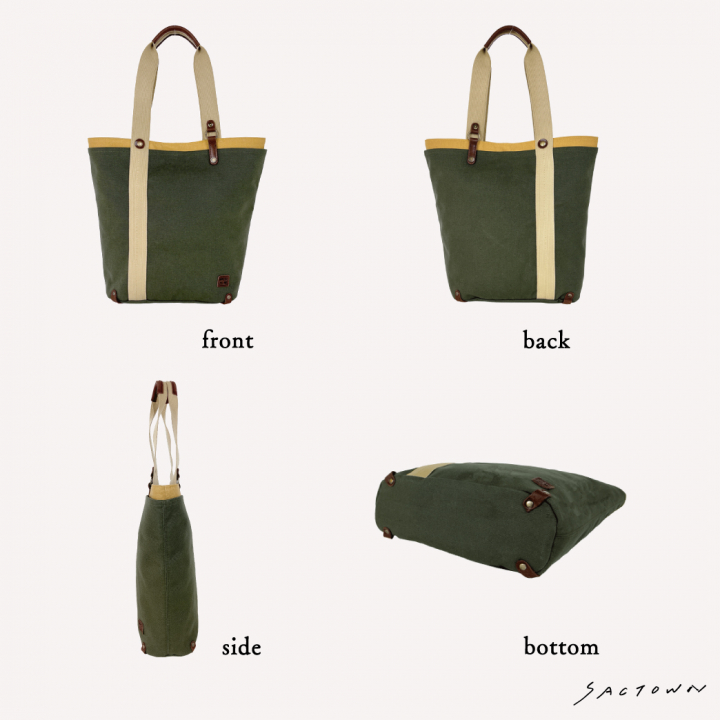 トートバッグ 3J40 [帆布工房 はんぷこうぼう] 日本製 多機能 2重構造 ポケット豊富 帆布 買い物 メンズ レディース