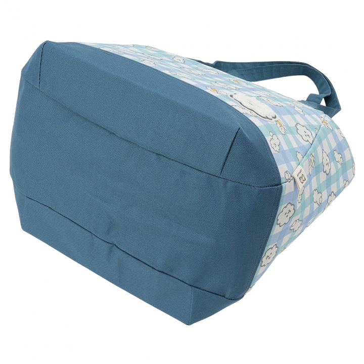 保冷バッグ トートバッグ 4WH8 [mama fiore マーマフィオーレ] Picoteeシリーズ ピコティ 保温保冷 もふもふ 犬 チェック柄 大容量 レジャー レディース グリーン