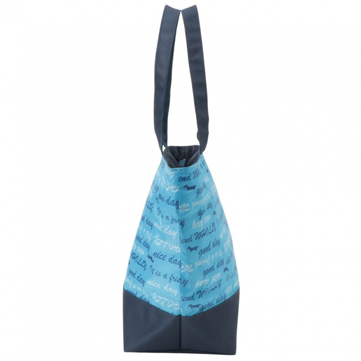 保冷バッグ トートバッグ 3L23 [WHOLLY ウォーリー] 保温保冷 買い物 レジャー イヌ かわいい レディース ブルー