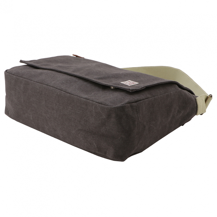 帆布工房 strollシリーズ|フラップショルダーバッグ 横 帆布 10号帆布 キャンバス ムラ染め フラップ A4対応 レディース メンズ ユニセックス 斜め掛け はんぷこうぼう3X81