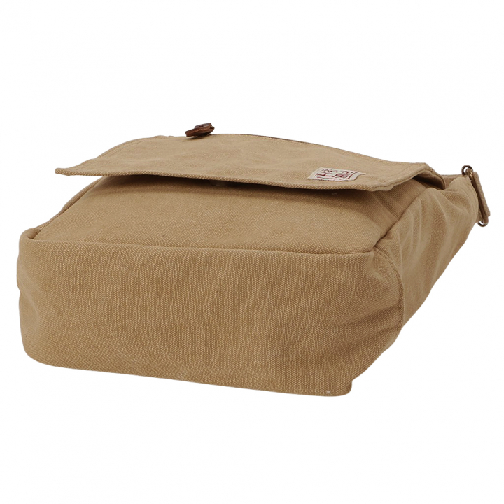 帆布工房 strollシリーズ|フラップショルダーバッグ 縦 帆布 10号帆布 キャンバス ムラ染め フラップ A4対応 レディース メンズ 男女兼用 斜め掛け はんぷこうぼう3X57