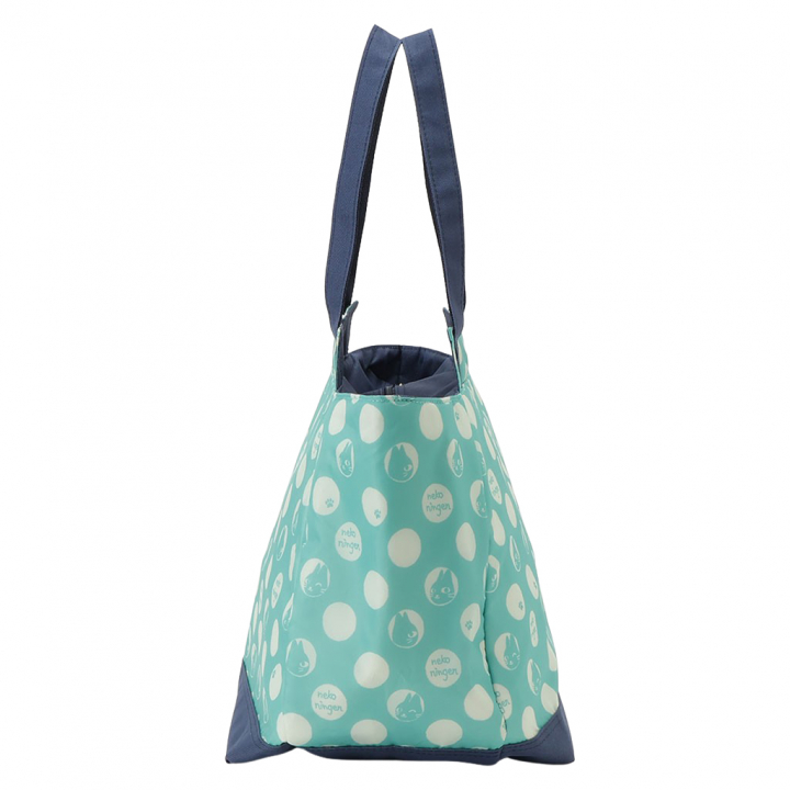 バルーン 保冷バッグ トートバッグ 5M74 [ネコ人間 nekoningen ねこにんげん] 保温保冷 大容量 BIG 買い物 レジャー ネコ レディース グリーン