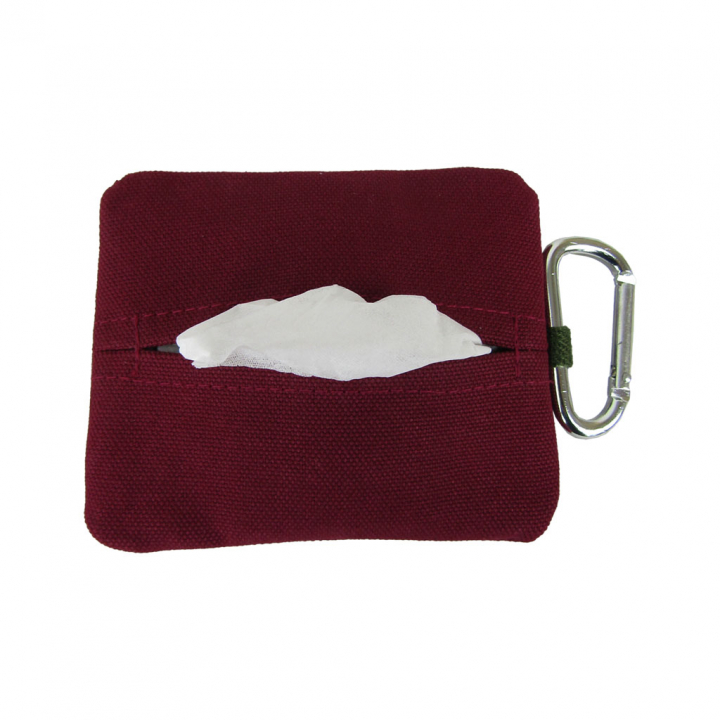 倉敷産帆布 日本製ティッシュポーチ 3J33 [帆布工房 はんぷこうぼう] ミニポーチ 帆布 キャンバス カラビナ付