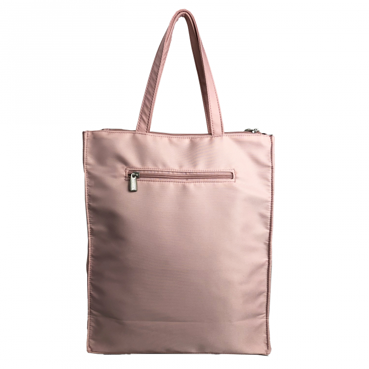  [ピータ―ラビット (ＴＭ )] A4サイズ対応 トートバッグ ハンドバッグ サブバッグ 手持ちタイプ 撥水 ポケット充実 ファスナー付き 大人 上品 かわいい レディース PETERRABBIT(ＴＭ) うさぎ ねこ レッスンバッグ 買い物 お稽古 習い事 縦型トート 0635　00ピンク