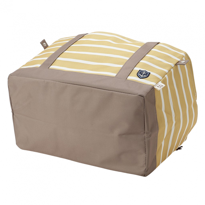 保温 保冷 レジかごバッグ 4WH4 [mama fiore マーマフィオーレ] Picoteeシリーズ ピコティ 保温保冷 マリンボーダー コンパクトレジカゴバッグ トートバッグ レディース イエロー