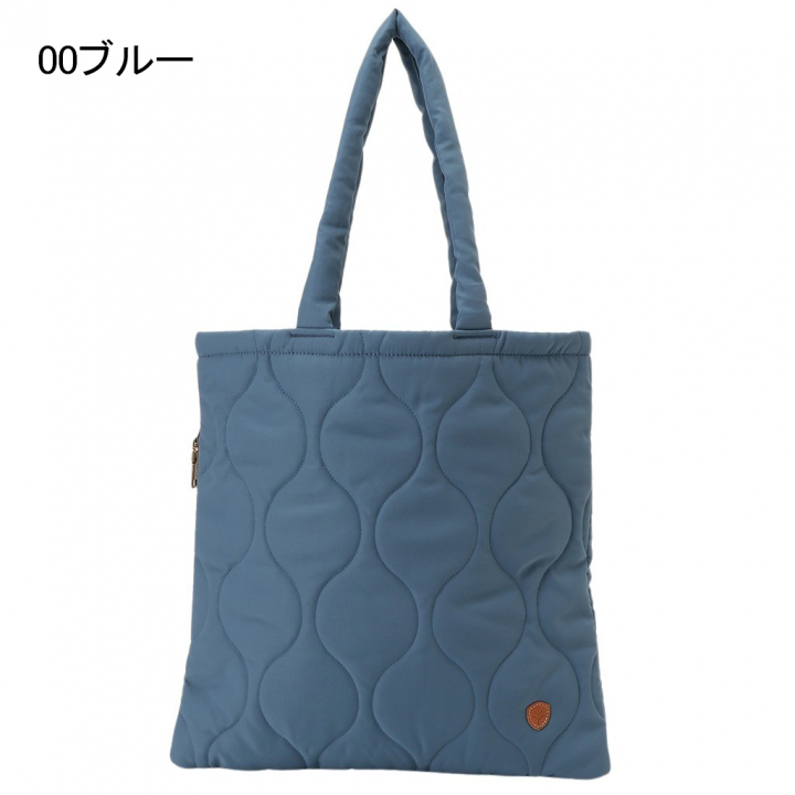 トートバッグ 6228 [chiemi sacs チエミサックス] パデッド キルト シンプル A4サイズ 推し活 レディース 00ブルー
