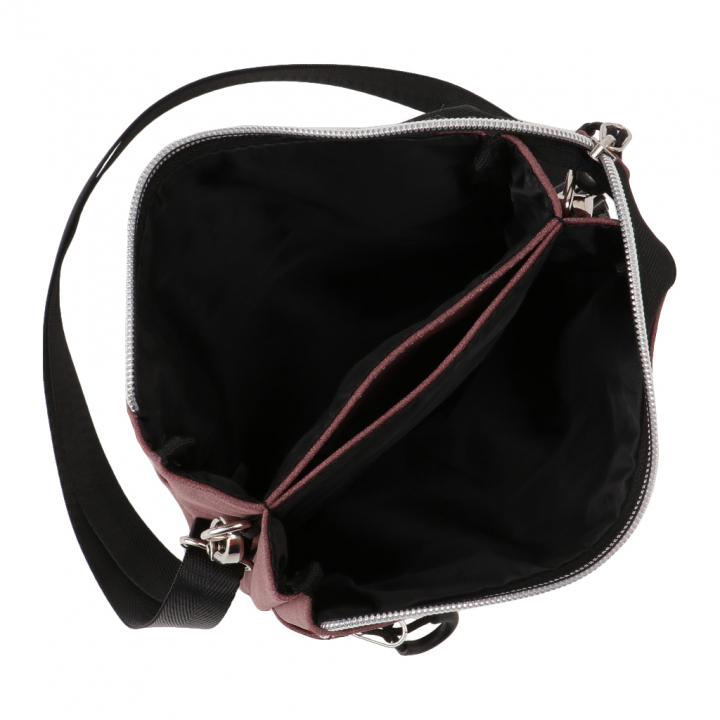 [CUBIC CORE キュービックコア] サコッシュ ショルダーバッグ 軽量 ショルダー 斜めがけ シンプル くすみカラー 薄マチ 収納力 大容量 紫 パープル 1E31