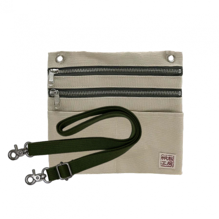 2WAY ショルダーバッグ 3J36 [帆布工房 はんぷこうぼう] 日本製 ポーチ サコッシュショルダー マチなし 帆布 キャンバス ブランド