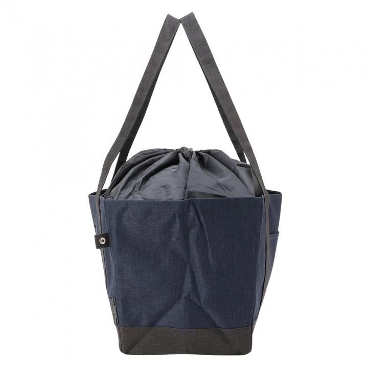 レジカゴバッグ 4WG4 [mama fiore マーマフィオーレ] Picoteeシリーズ ピコティ 保温保冷 無地 保冷バッグ トートバッグ エコバッグ レジかご 男女兼用 シンプル コンパクト レディース ネイビー