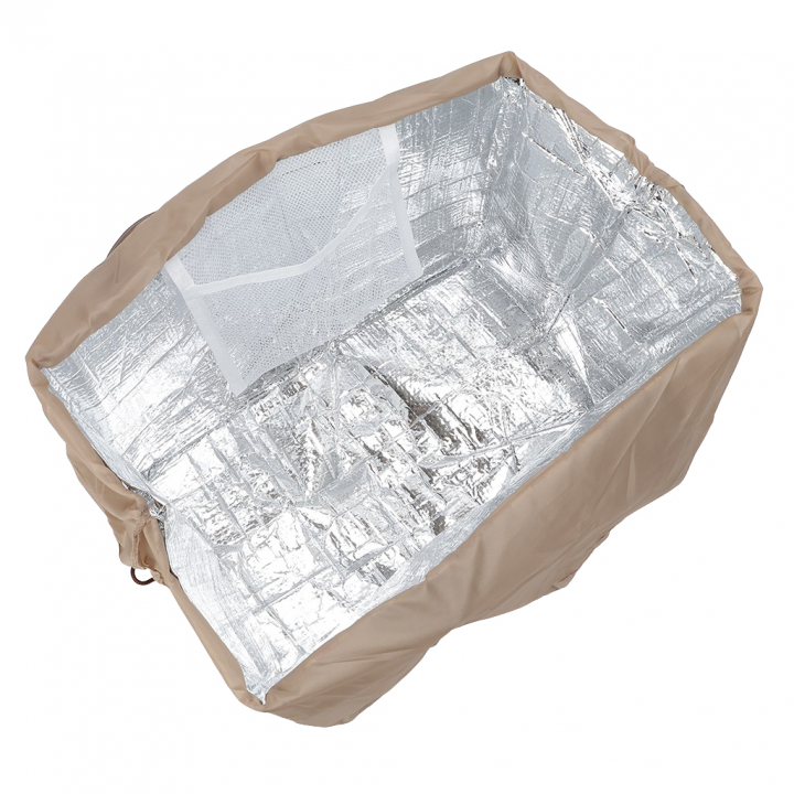 レジかごバッグ 4WG9 [mama fiore マーマフィオーレ] Picoteeシリーズ ピコティ 保温保冷 ねこ柄 ネコ柄 コンパクトレジカゴバッグ トートバッグ 買物 レディース ベージュ