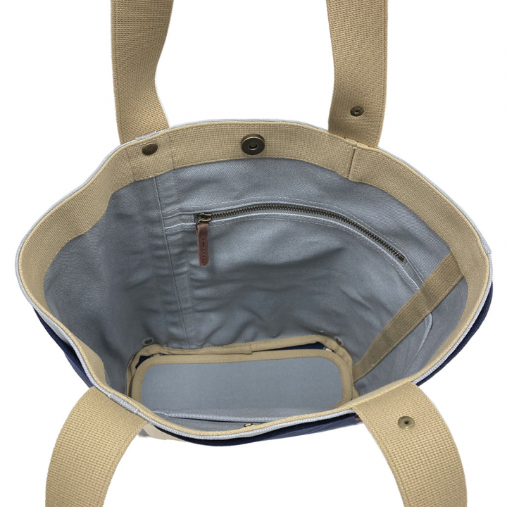 トートバッグ 3J40 [帆布工房 はんぷこうぼう] 日本製 多機能 2重構造 ポケット豊富 帆布 買い物 メンズ レディース