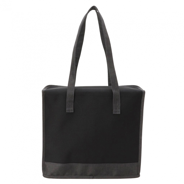  [mama fiore マーマフィオーレ] Picoteeシリーズ ピコティ BOX型 保温保冷トートバッグ 4WG1 | 無地 レジャー シンプル 男女兼用 軽量 レディース メンズ お買い物 ピクニック 運動会 イベント ユニセックス ブラック