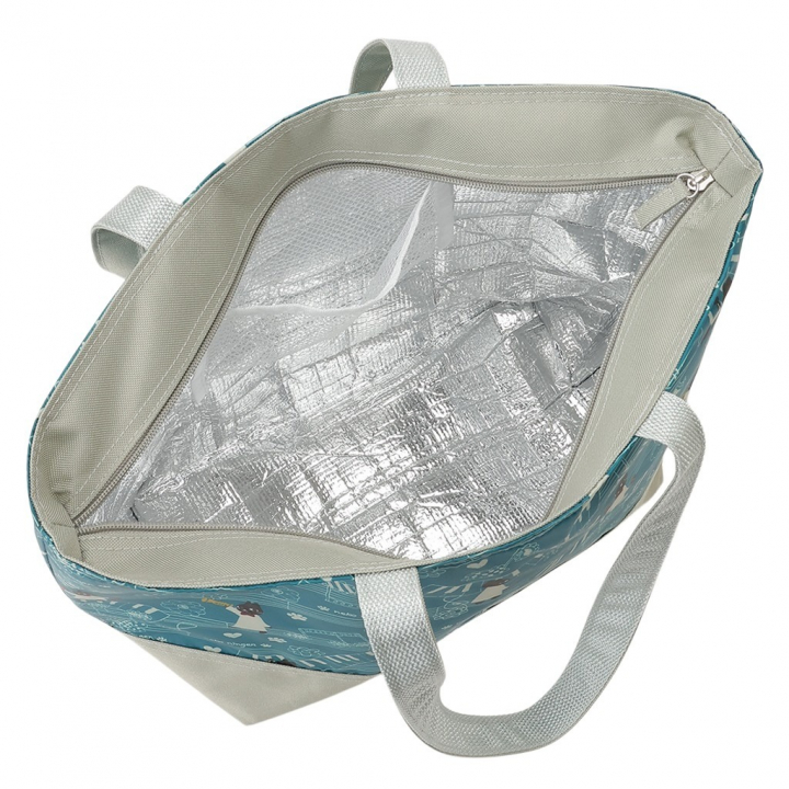 保冷バッグ トートバッグ 5M38 [ネコ人間 nekoningen ねこにんげん] 保温保冷 買い物 レジャー ネコ かわいい レディース グリーン