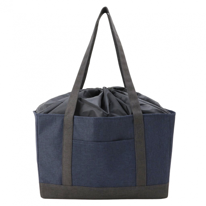 レジカゴバッグ 4WG4 [mama fiore マーマフィオーレ] Picoteeシリーズ ピコティ 保温保冷 無地 保冷バッグ トートバッグ エコバッグ レジかご 男女兼用 シンプル コンパクト レディース ネイビー