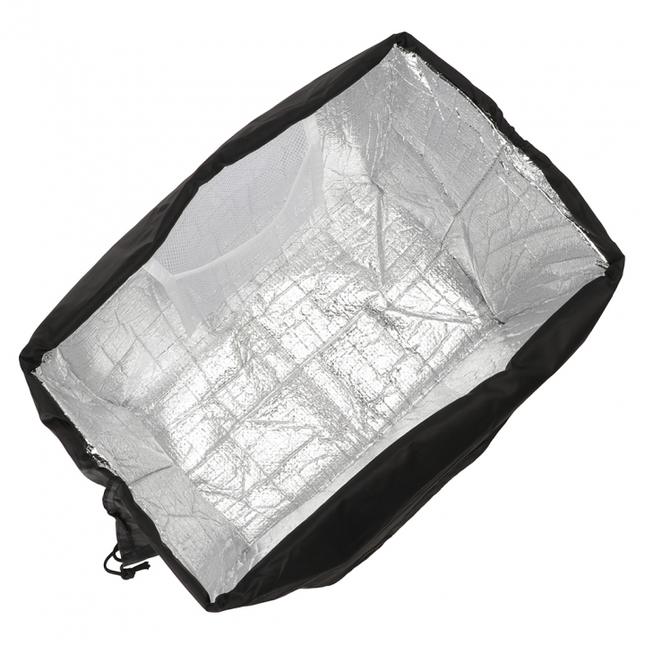 レジカゴバッグ(R) 4X57 [mama fiore マーマフィオーレ] Picoteeシリーズ ピコティ 保温 保冷 保冷バッグ レジカゴ トートバッグ エコバッグ 大容量 無地 シンプル レジャー レディース ブラック