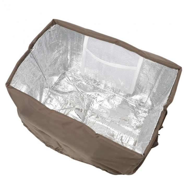 レジかごバッグ 4WA4 [mama fiore マーマフィオーレ] Picoteeシリーズ ピコティ 保温保冷 ネコドット レジカゴバッグ トートバッグ レジャー レディース ベージュ