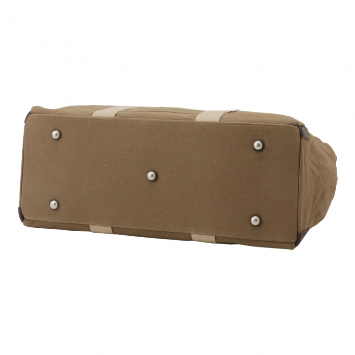 帆布工房 TRIPLINEシリーズ | ボストンバッグ (M) 帆布 キャンバス 本革 旅行カバン 旅行バッグ トラベルバッグ メンズ レディース 出張 ビンテージ B4対応 多機能 カーキ 3X83