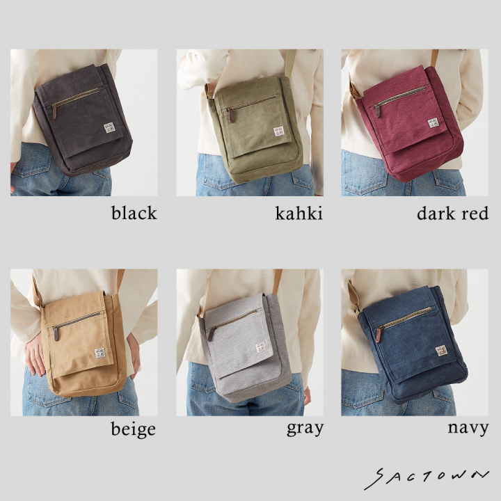 ショルダーバッグ メンズ レディース キャンバス ショルダーバッグ 斜め掛け B5 帆布 帆布工房(はんぷこうぼう) 3X55