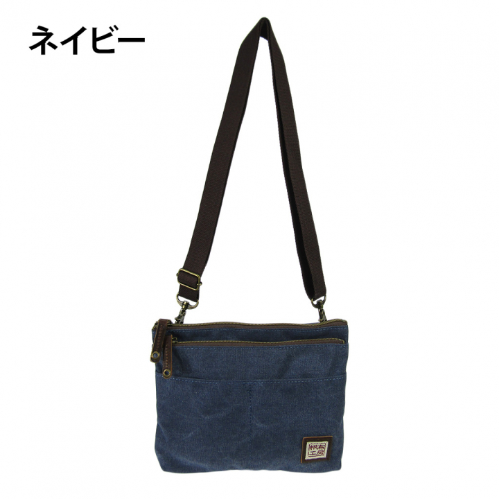 2WAY サコッシュ 帆布ショルダー 3J53 [帆布工房 はんぷこうぼう] 男女兼用 ショルダーバッグ ポーチ ななめ掛け 帆布 キャンバス