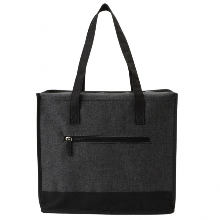  [mama fiore マーマフィオーレ] Picoteeシリーズ ピコティ BOX型 保温保冷トートバッグ 4X54 | 無地 レジャー シンプル 男女兼用 軽量 レディース メンズ 買い物 ピクニック 運動会 イベント ユニセックス ブラック