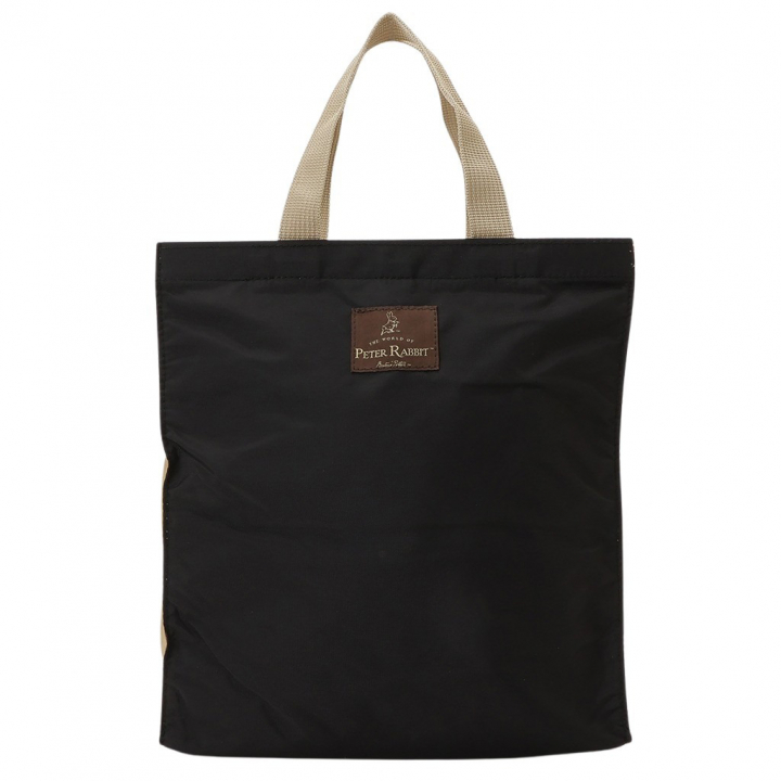 スクエアトートバッグ (S) 0646-03 [PETER RABBIT(TM) ピーターラビット(TM)] 軽量 B5 買い物 底板付き スクエア型 サブバッグ お稽古 うさぎ トートバッグ