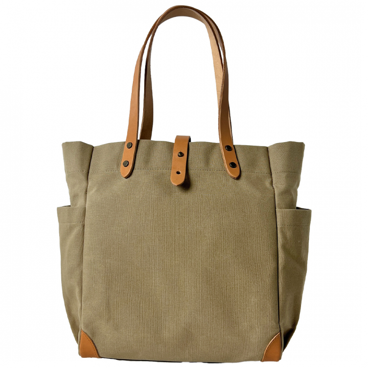 帆布工房 エイジングシリーズ 全3色 | 国産帆布 キャンバストートバッグ（L） 日本製 多機能 男女兼用 パラフィン加工  3J11