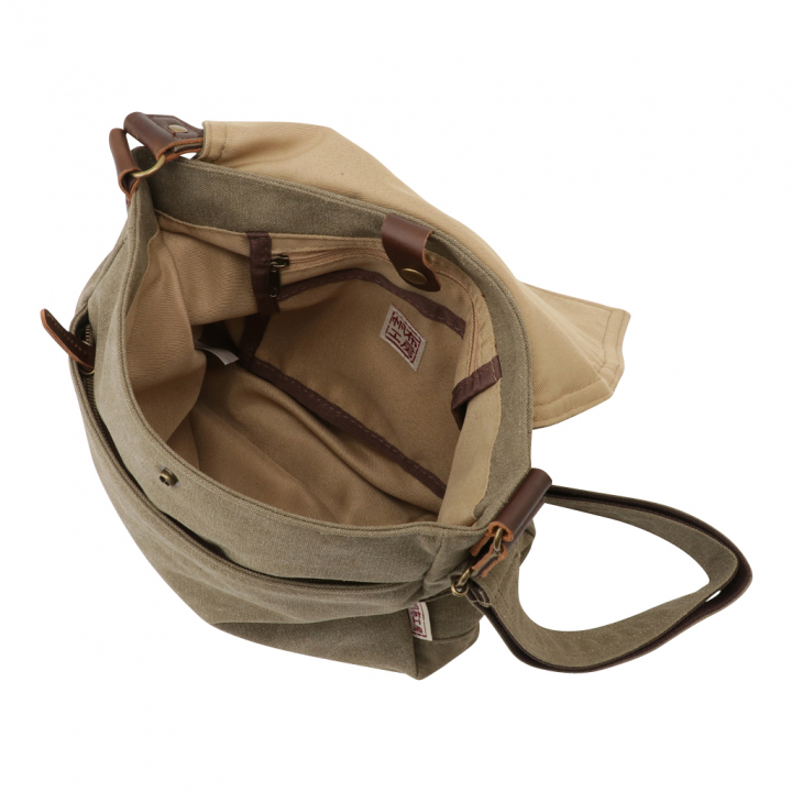 ショルダーバッグ VINTAGE2シリーズ 3X95 [帆布工房 はんぷこうぼう] 帆布 キャンバス 斜めがけ メンズ レディース 牛革 B5 ビンテージ ブランド