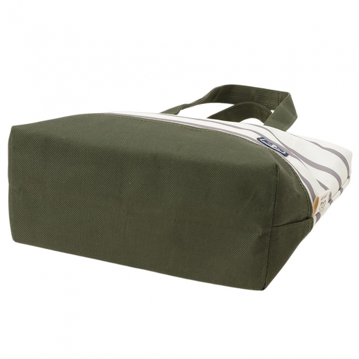  [mama fiore マーマフィオーレ] Picoteeシリーズ ピコティ 保温保冷 ランチバッグ 保冷バッグ | おしゃれ 可愛い サブバッグ 軽量 レディース キッズ 弁当袋 ミニ トートバッグ 4L 便利 マリンボーダー／グレー