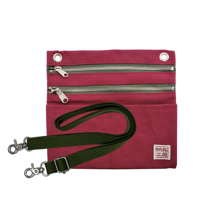 2WAY ショルダーバッグ 3J36 [帆布工房 はんぷこうぼう] 日本製 ポーチ サコッシュショルダー マチなし 帆布 キャンバス ブランド