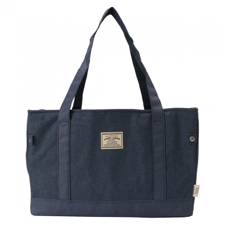 レジカゴバッグ(R) 4X57 [mama fiore マーマフィオーレ] Picoteeシリーズ ピコティ 保温 保冷 保冷バッグ レジカゴ トートバッグ エコバッグ 大容量 無地 シンプル レジャー レディース ネイビー