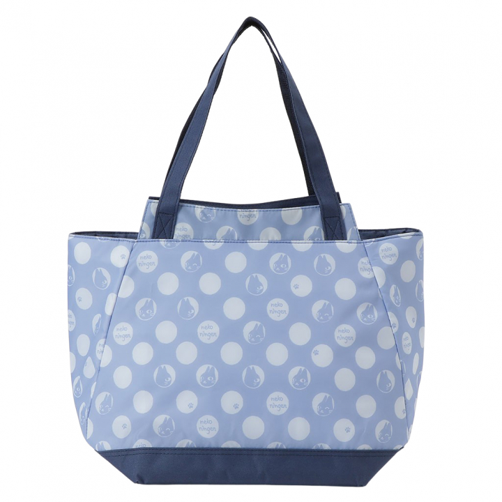 バルーン 保冷バッグ トートバッグ 5M74 [ネコ人間 nekoningen ねこにんげん] 保温保冷 大容量 BIG 買い物 レジャー ネコ レディース パープル