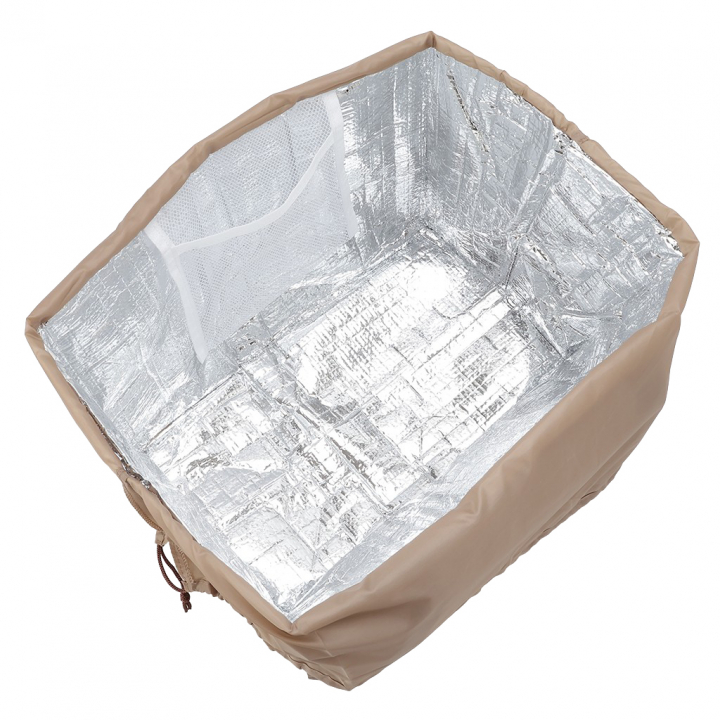 保温 保冷 レジかごバッグ 4WH4 [mama fiore マーマフィオーレ] Picoteeシリーズ ピコティ 保温保冷 マリンボーダー コンパクトレジカゴバッグ トートバッグ レディース イエロー