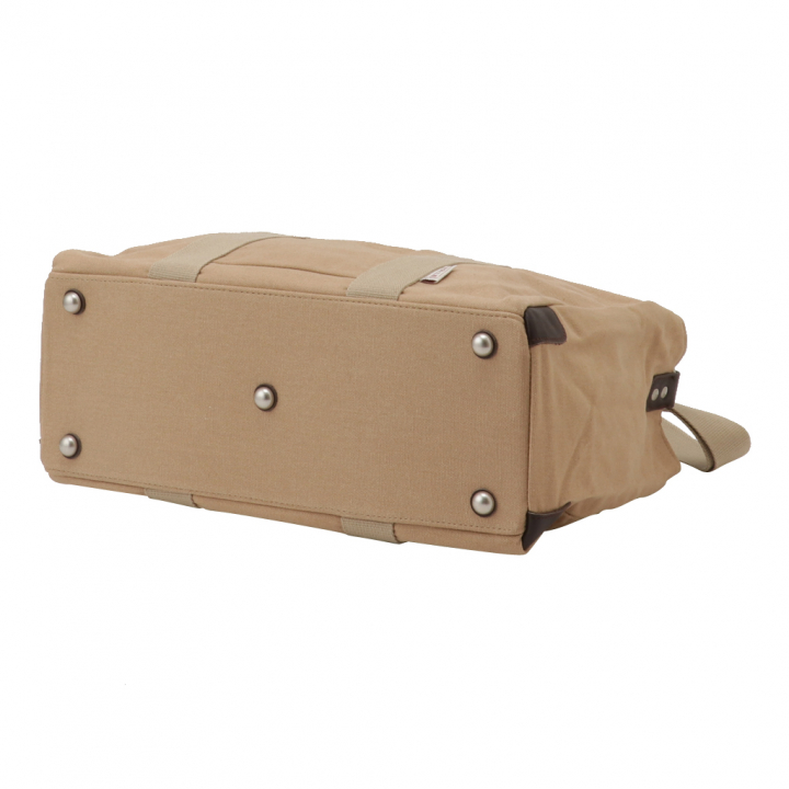 帆布工房 TRIPLINEシリーズ | ボストンバッグ (S) 帆布 キャンバス 本革 旅行カバン 旅行バッグ トラベルバッグ メンズ レディース ミニ ビンテージ A4対応 多機能 ベージュ 3X82